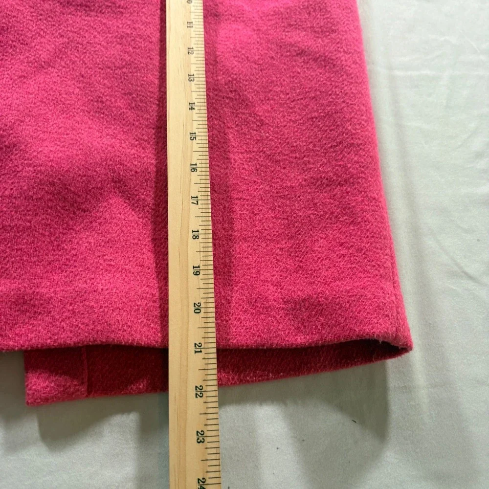 J.Crew Mercantile Wool Blend Mini Skirt Womens 10 Pink Pencil Professional
